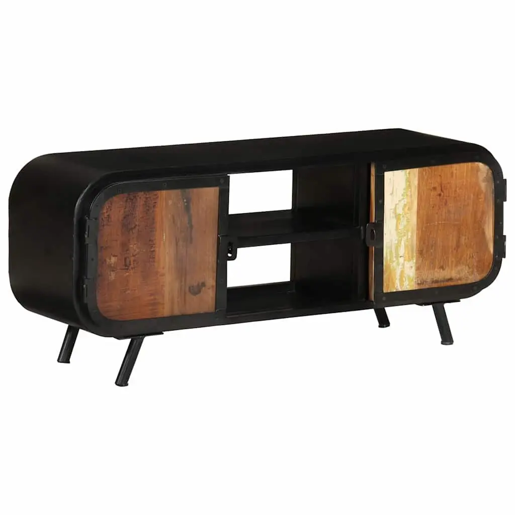 Reclaimed Wood TV Cabinet Industrial Vintage 110x30x45cm Solid Wood