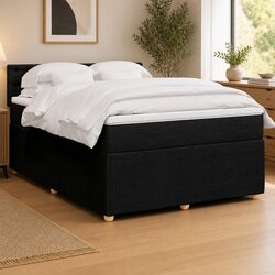 Cozy Double Box Spring Bed with Pocket Spring Mattress