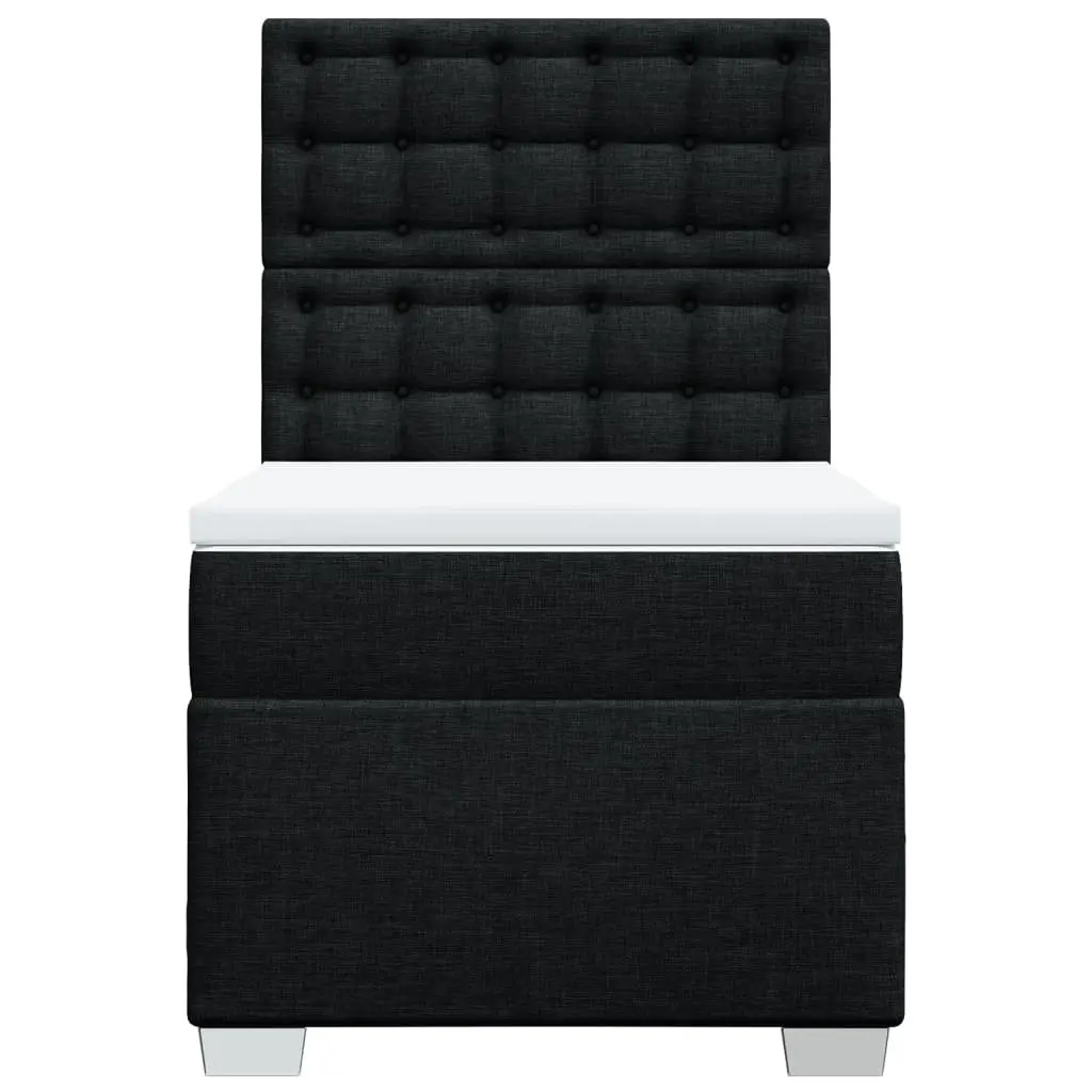 Box Spring Bed King Single Height-Adjustable Headboard Pocket Spring Mattress Polyester Fabric