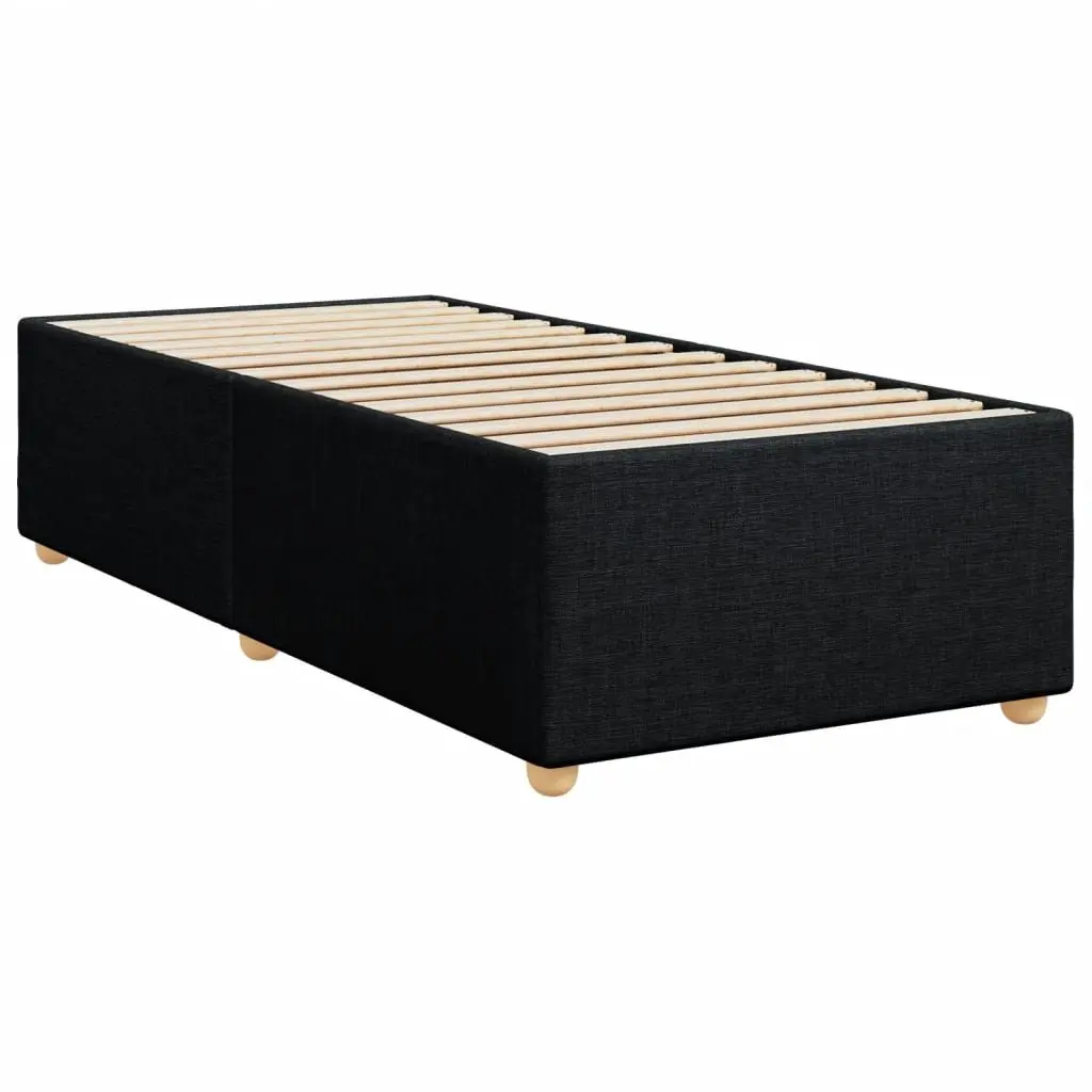 Box Spring Bed King Single Height-Adjustable Headboard Pocket Spring Mattress Polyester Fabric Upholstery