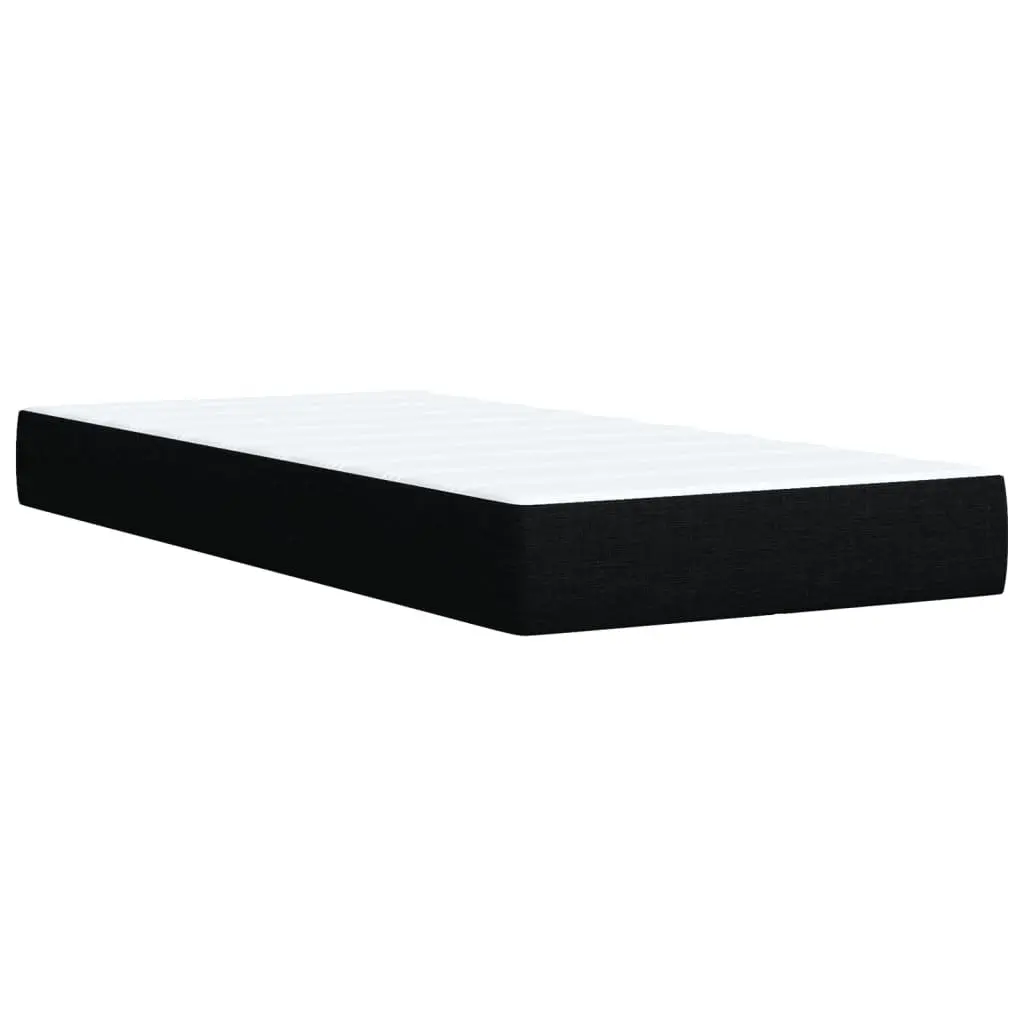 Box Spring Bed King Single Height-Adjustable Headboard Pocket Spring Mattress Polyester Fabric Upholstery
