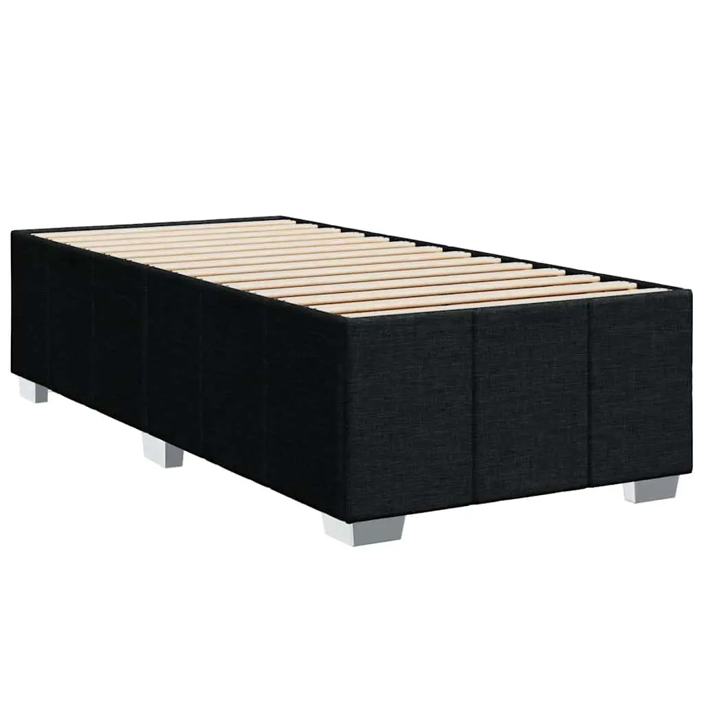 King Single Box Spring Bed with Pocket Mattress Height-Adjustable Headboard