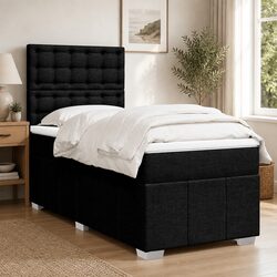 King Single Box Spring Bed with Adjustable Pocket Mattress
