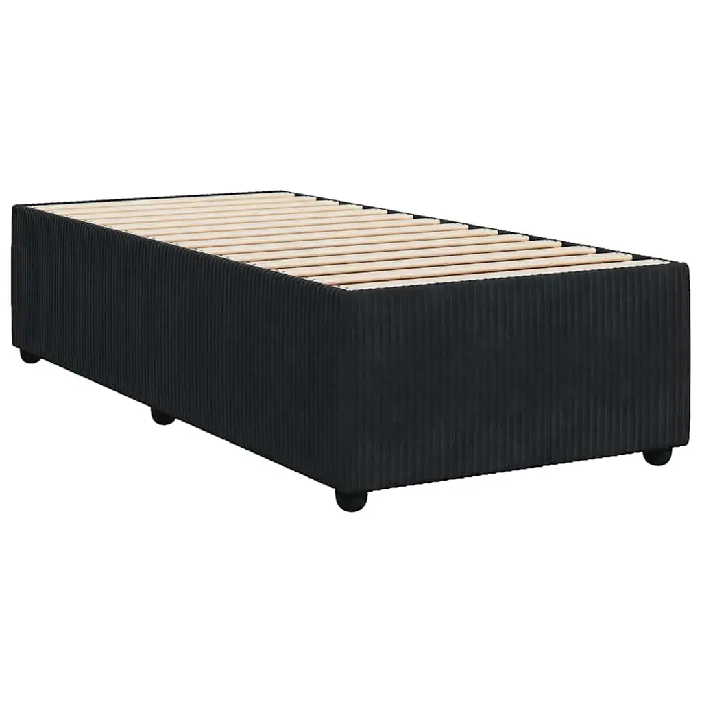 King Single Box Spring Bed with Pocket Mattress Height Adjustable Headboard