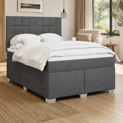Comfortable Queen Box Spring Bed with Pocket Spring Mattress