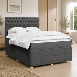 Comfortable Double Box Spring Bed with Adjustable Features