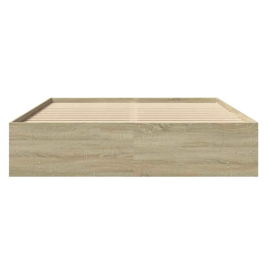 Sonoma Oak Bed Frame 150x200 cm with Storage