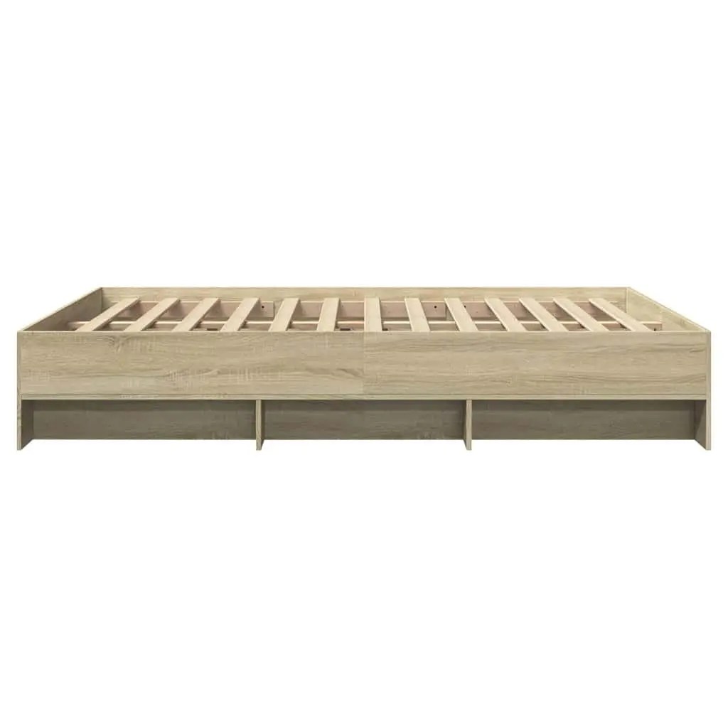 Sonoma Oak Bed Frame 150x200 cm with Storage