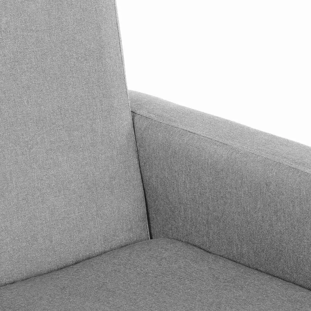 Grey Fabric Upholstered Rocking Chair