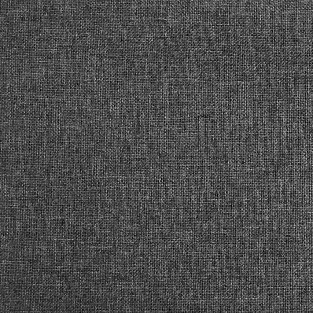 Grey Fabric Rocking Chair with Wooden Armrests