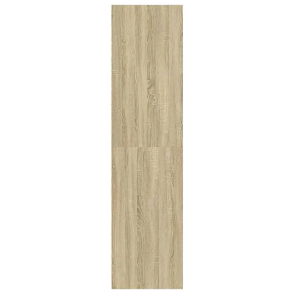 Wardrobe Cupboard Brown Compact Engineered Wood 30x50x200cm