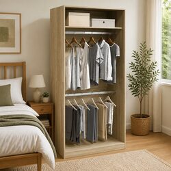 Elegant Wardrobe Cupboard 100x50x200cm for Stylish Storage