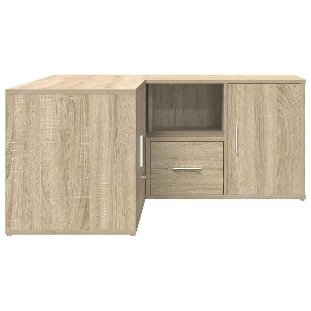 Corner Cabinet Engineered Wood Brown Storage Shelf Display Unit 160x40x45cm