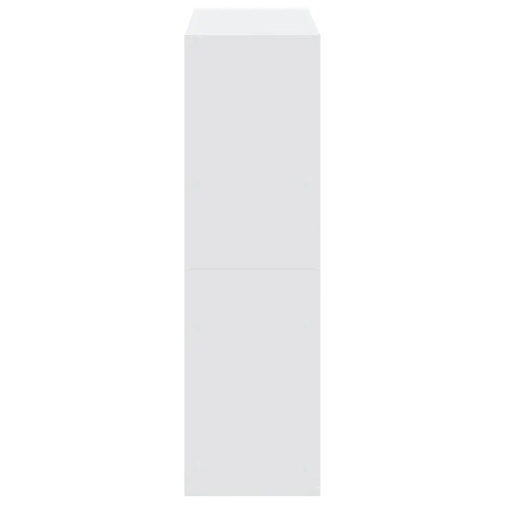 White Bookcase 102x32x108 cm for Storage