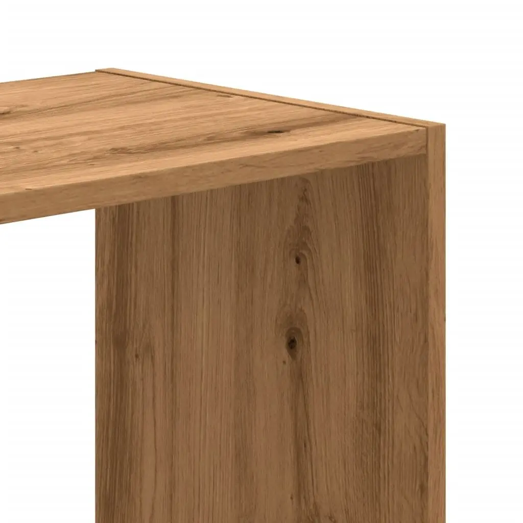 Brown Engineered Wood 9 Compartment Bookcase