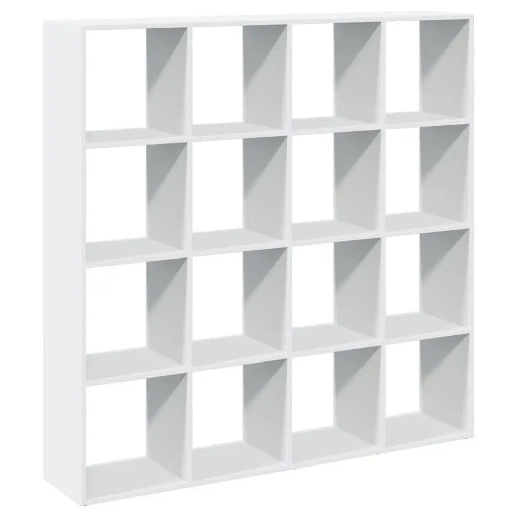 White Book Cabinet 137.5x29x137.5 cm