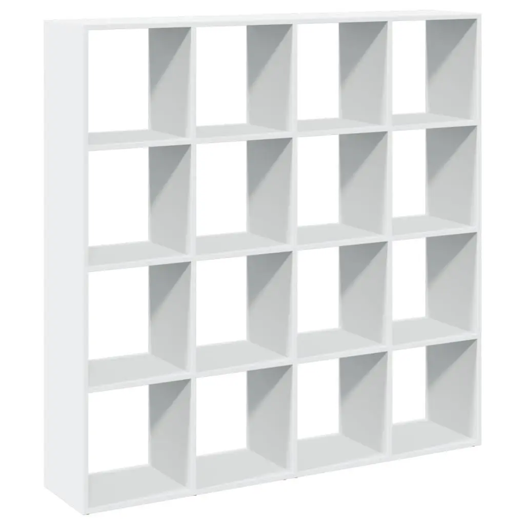 White Book Cabinet 137.5x29x137.5 cm