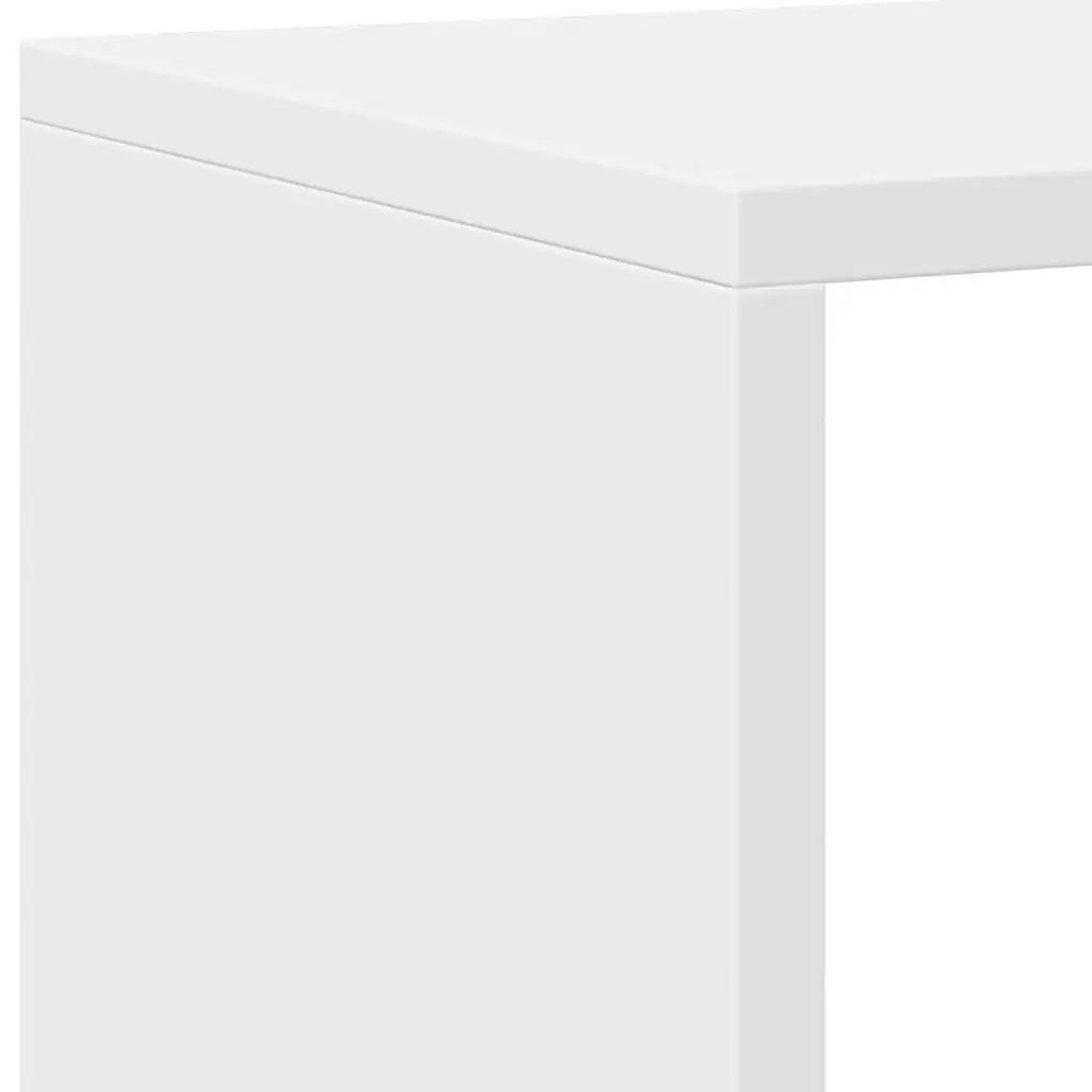 White Book Cabinet 137.5x29x137.5 cm