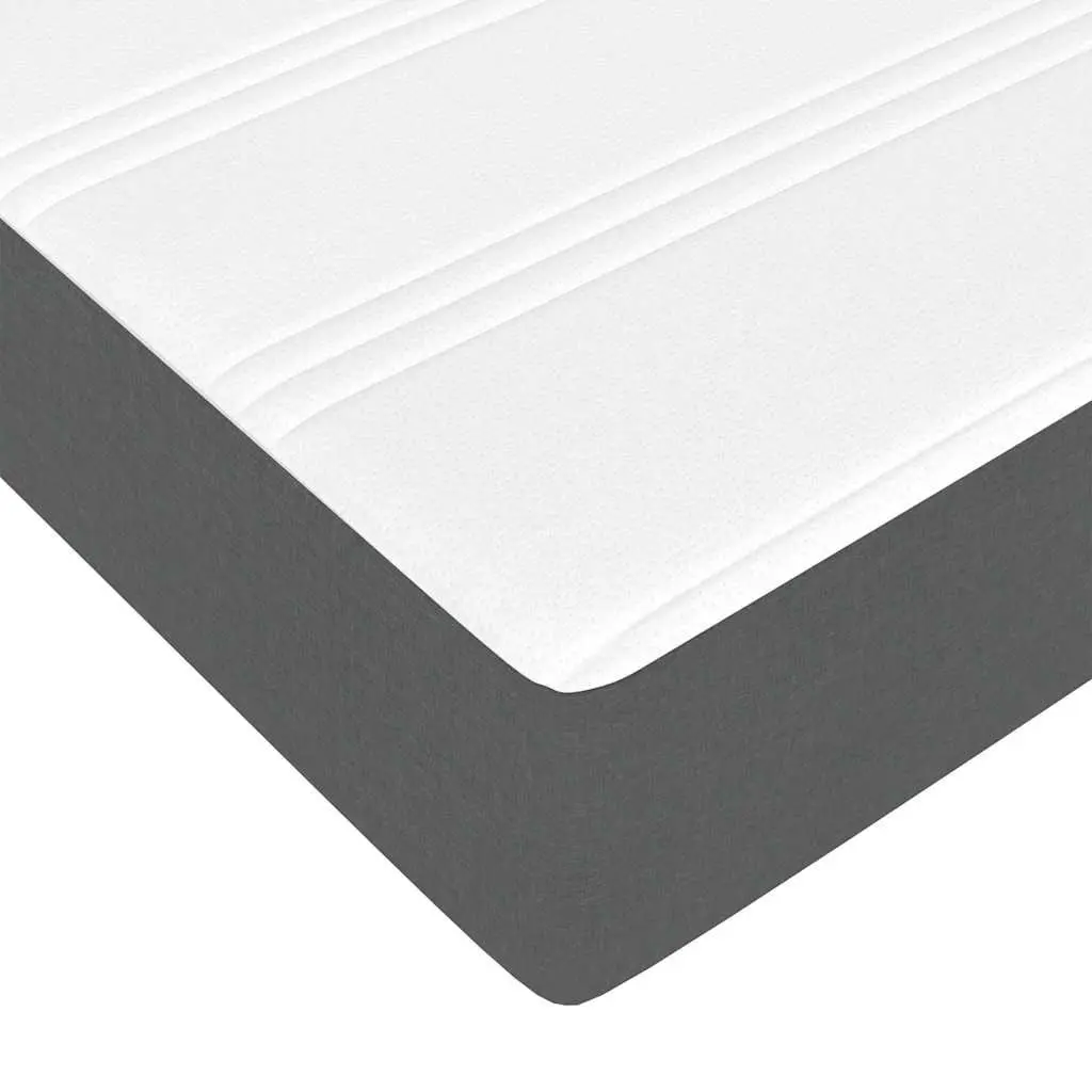 Ottoman Bed Grey Fabric Queen Pocket Spring Mattress Storage Lift Base