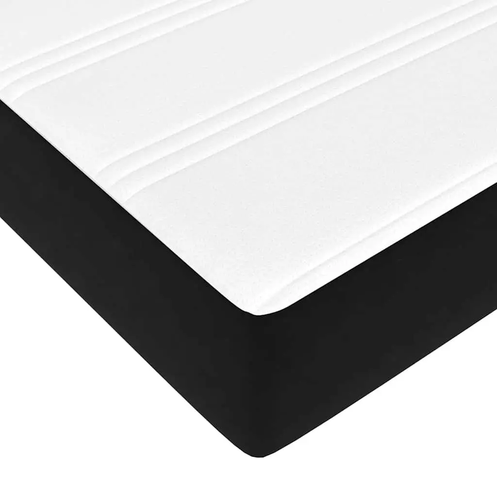 Ottoman Bed Double Black Velvet Pocket Spring Mattress Storage Lift Frame