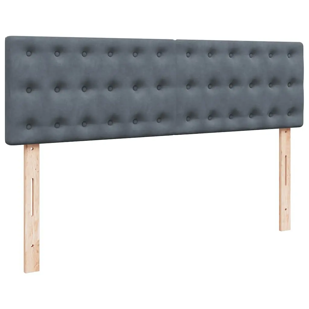 Double Ottoman Bed Grey Velvet 4ft6 Pocket Spring Mattress with Hydraulic Lift Storage