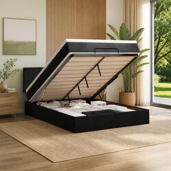Comfort-Driven Queen Ottoman Bed with Pocket Spring Mattress