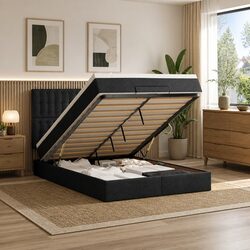 Comfortable Queen Ottoman Bed with Pocket Spring Mattress