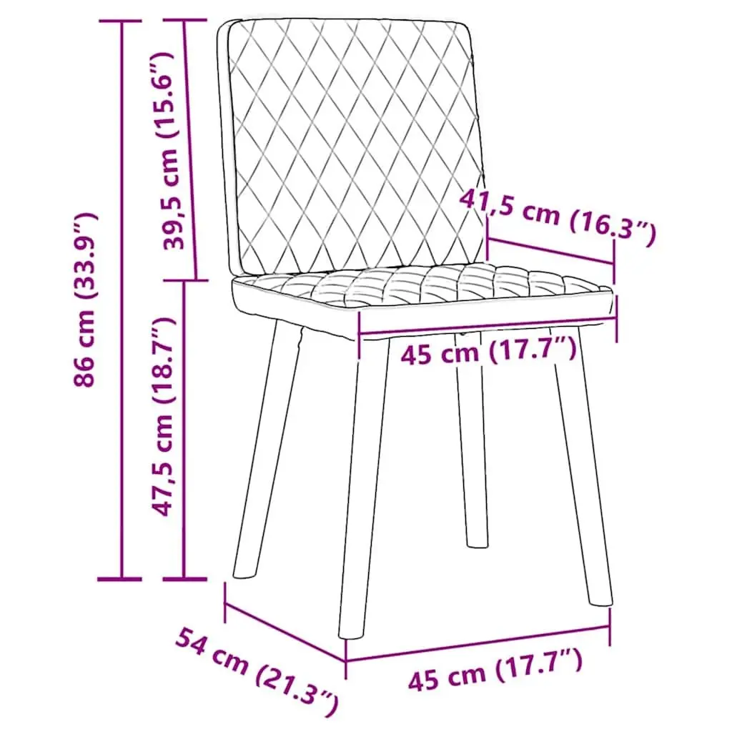 Dining Chairs 6 pcs Grey Fabric Kitchen Living Room Seat Padded Foam Backrest