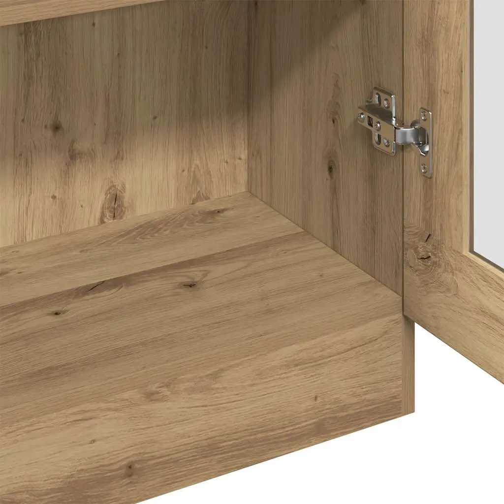 Brown Highboard Storage Shelf for Home