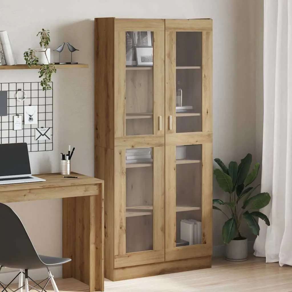 Brown Highboard Cabinet for Storage