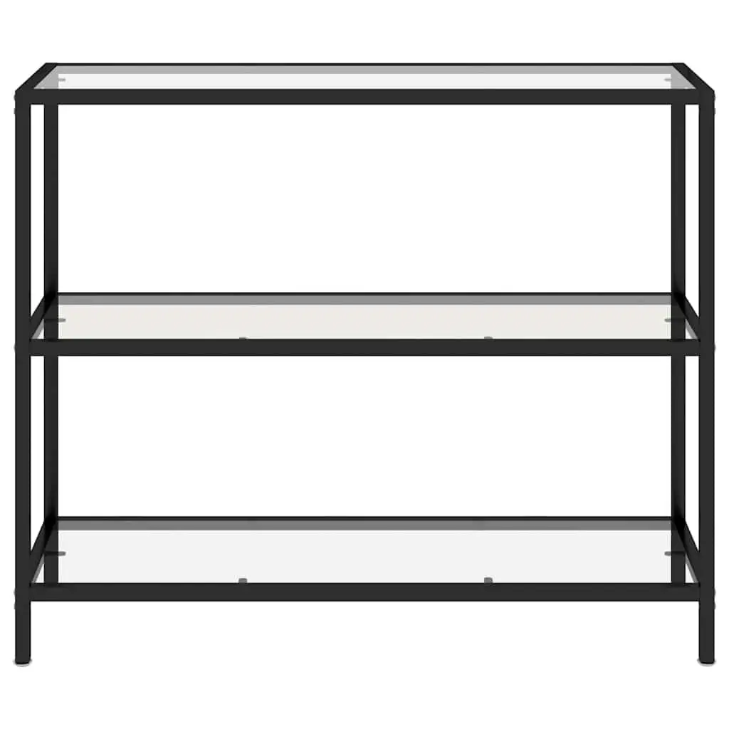 Tempered Glass Storage Shelf for Living Spaces 100x36x90cm