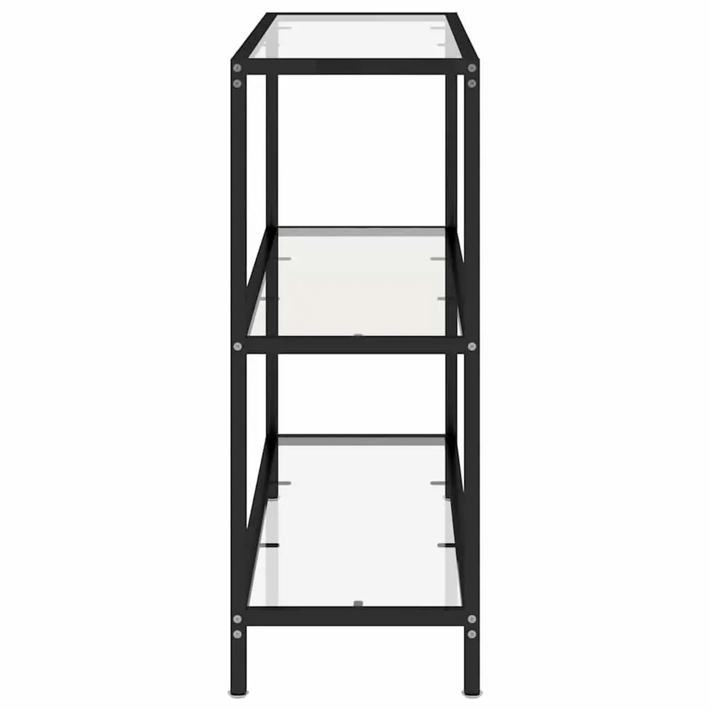 Tempered Glass Storage Shelf for Living Spaces 100x36x90cm