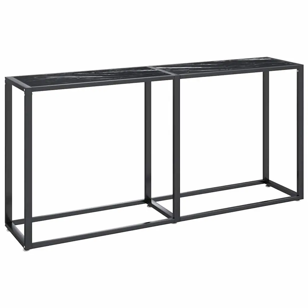 Console Table with Black Marble Top