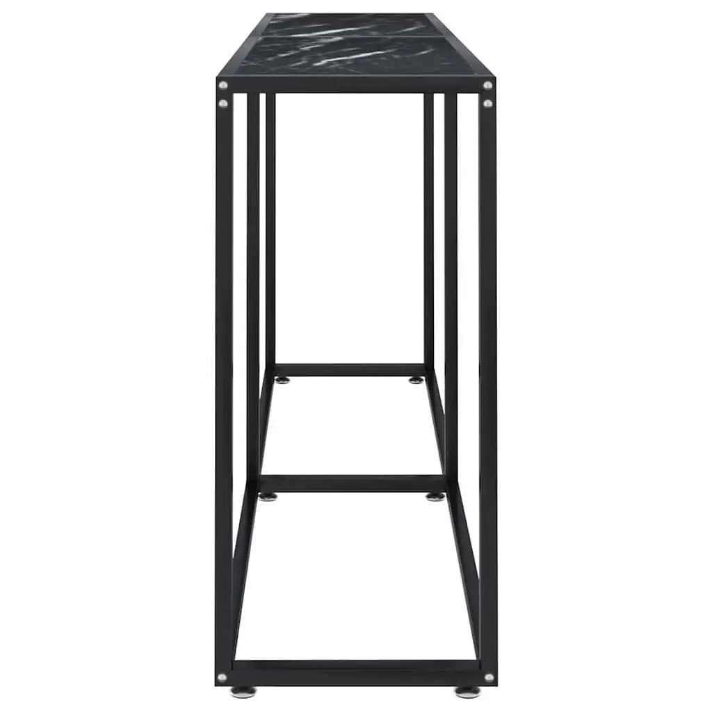 Console Table with Black Marble Top