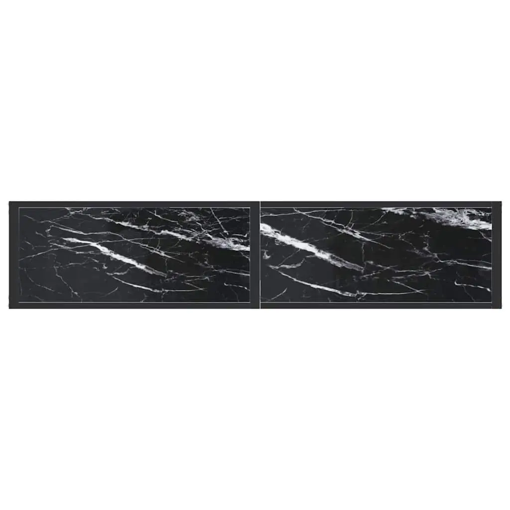 Console Table with Black Marble Top
