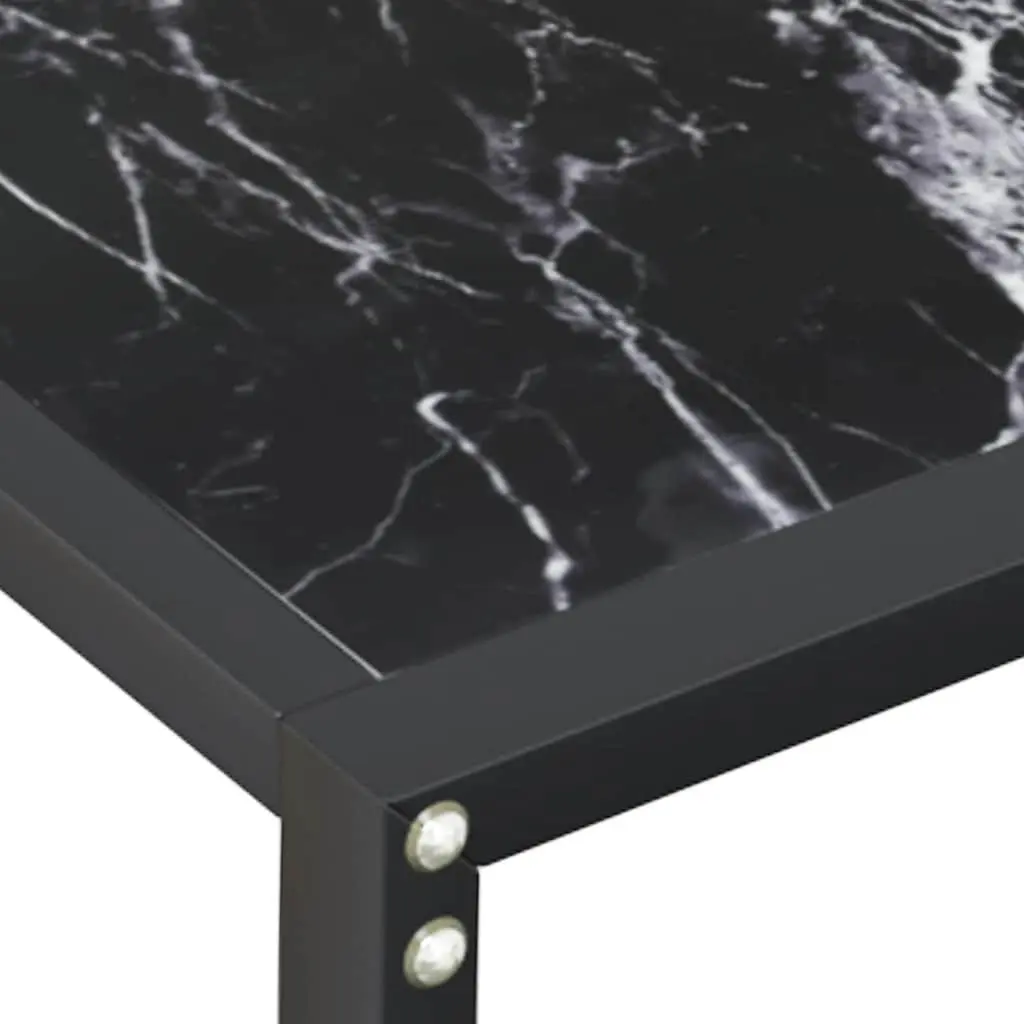 Console Table with Black Marble Top