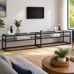 Elegant Tempered Glass TV Cabinet for Your Living Room