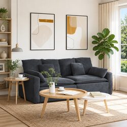 Inviting Grey Modular Sectional Sofa for Cozy Living Spaces