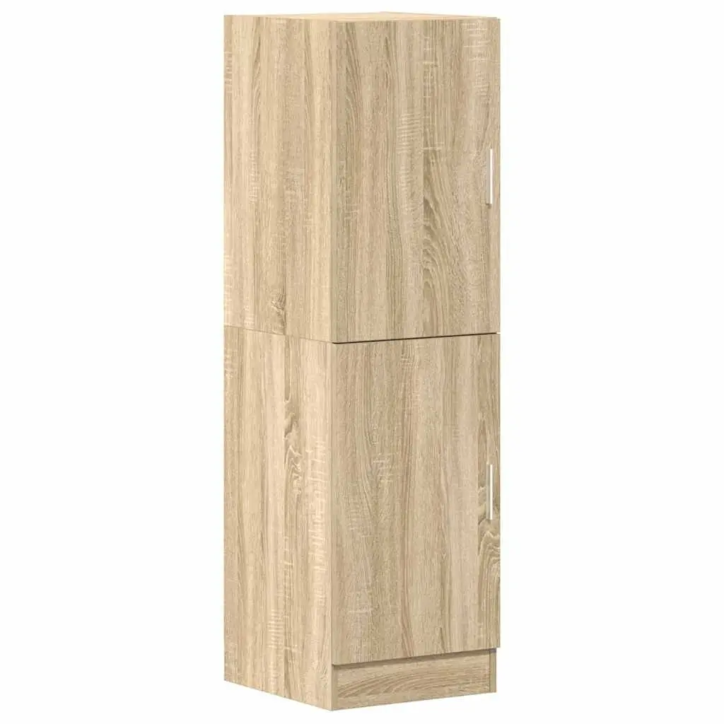 Kitchen Cabinet Set Brown 3 Piece Engineered Wood Wall Mounted Storage Shelves