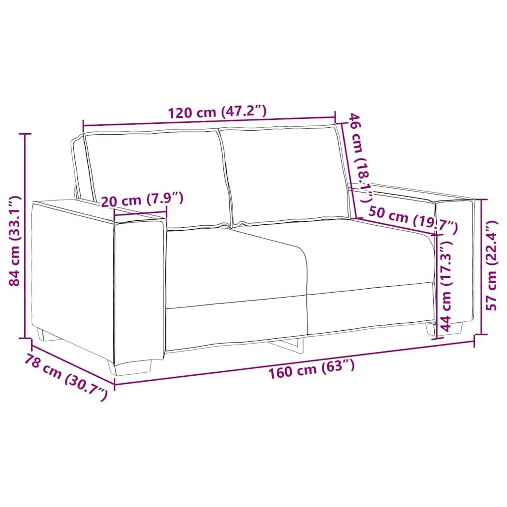 3 Piece Sofa Set Grey Velvet Polyester Living Room Furniture