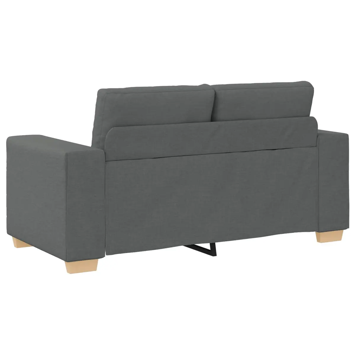 Modular Sofa Set Grey Linen-blend Fabric 3-Piece Living Room Couch