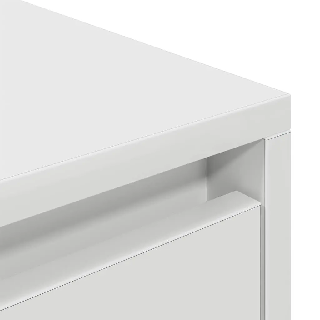 TV Cabinet White Engineered Wood 188.5 x 41 x 50 cm Storage Unit for Living Room Bedroom