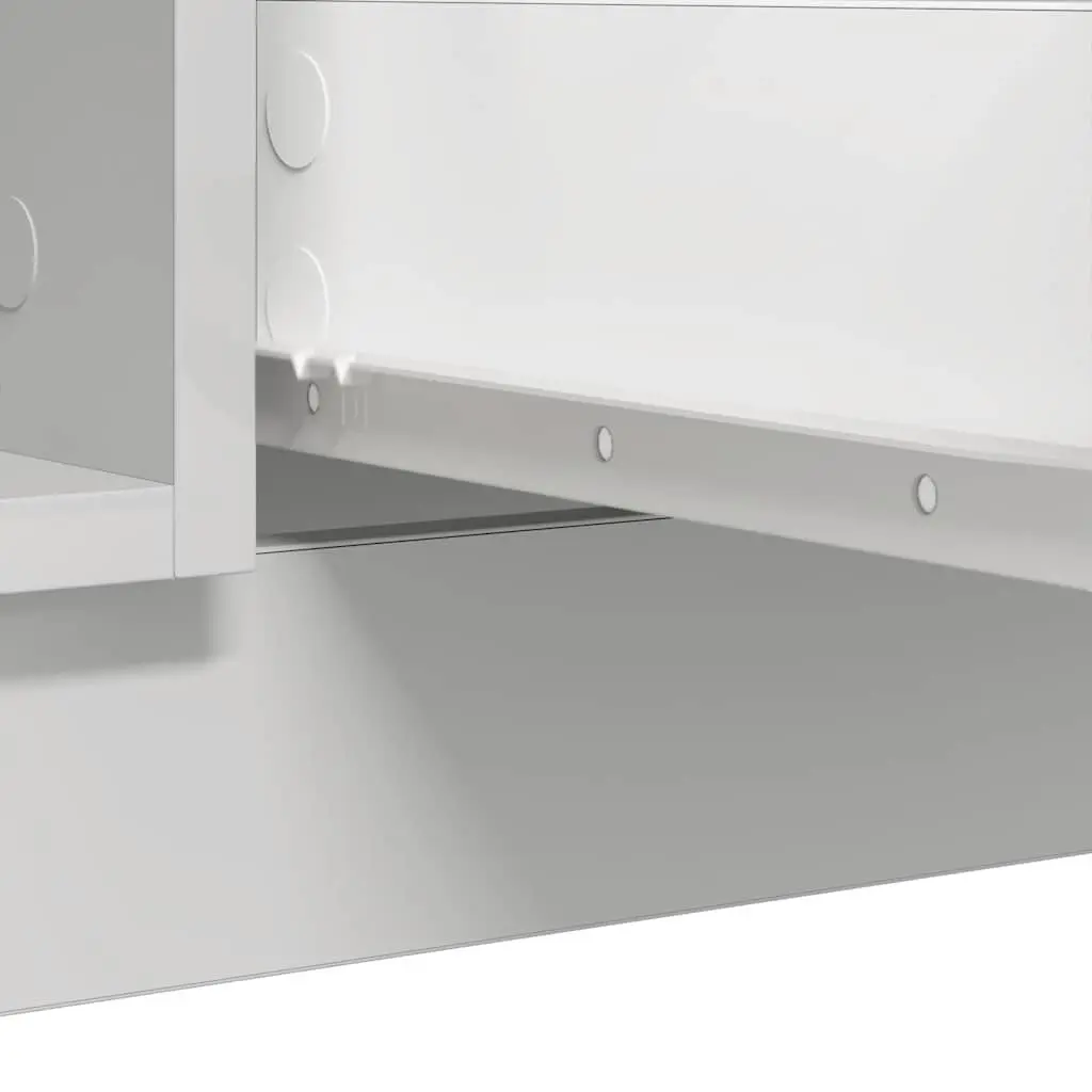 Sideboard with Drawers White Storage Cabinet Engineered Wood Doors Shelves