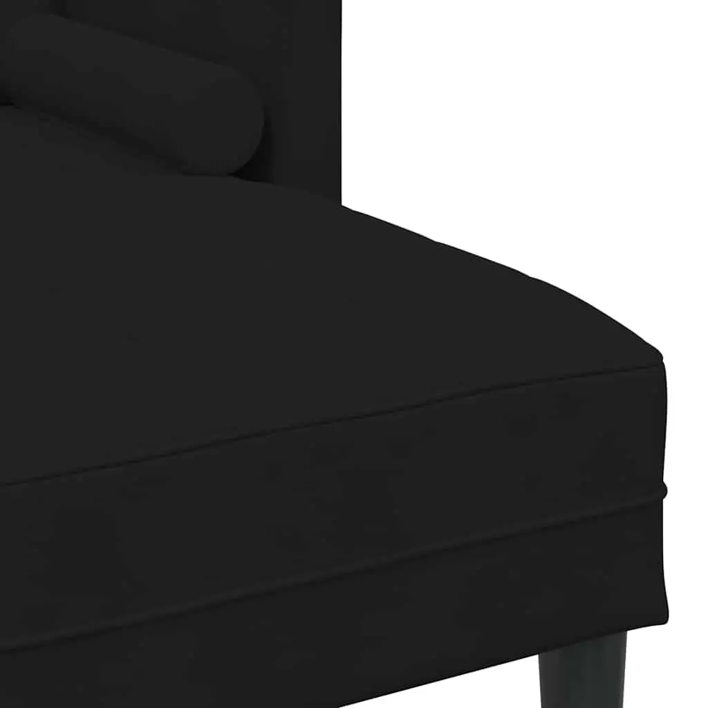 Sofa Set 2 pcs Modern Modular Living Room Furniture Black Polyester Cushion