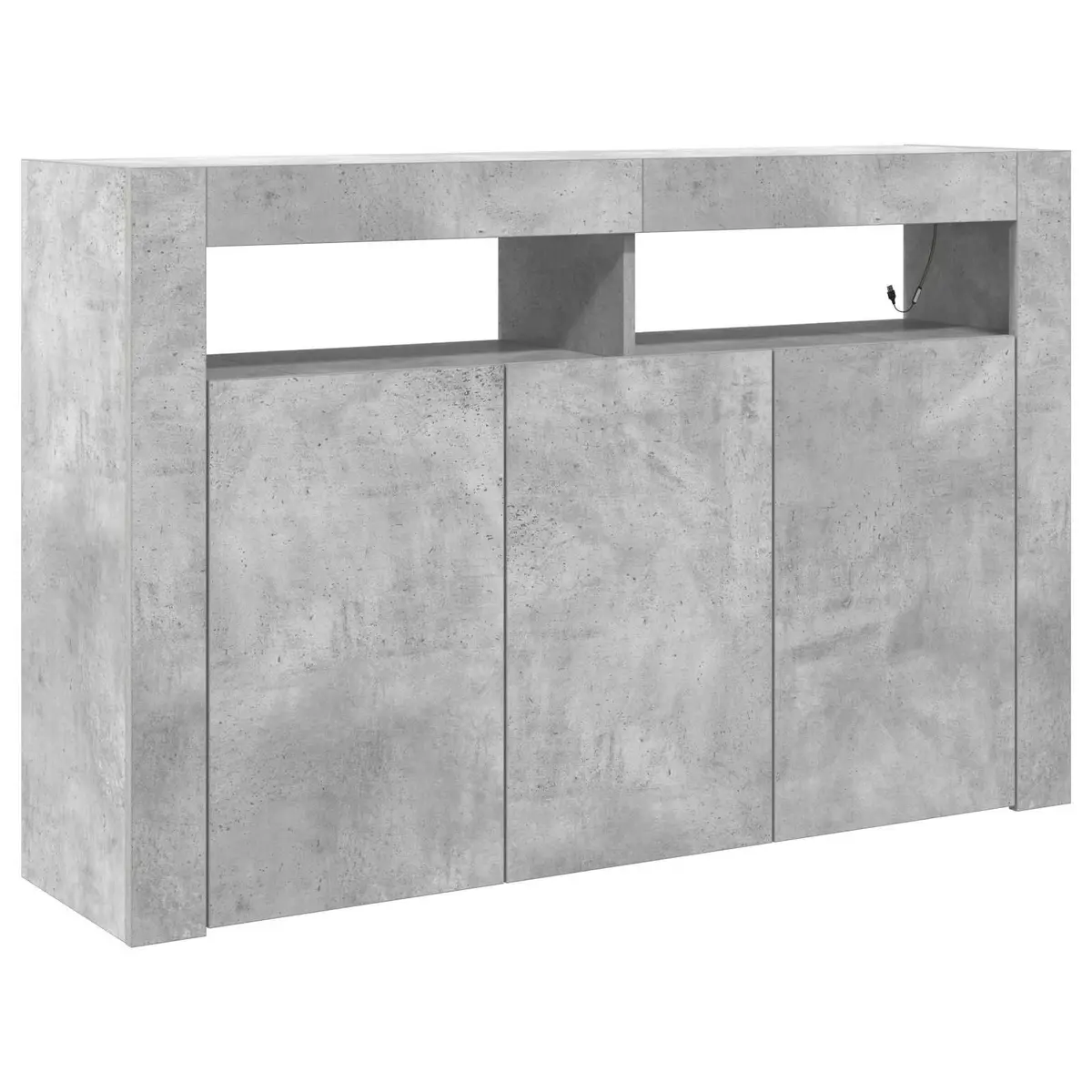 Grey Storage Sideboard with LED Lighting