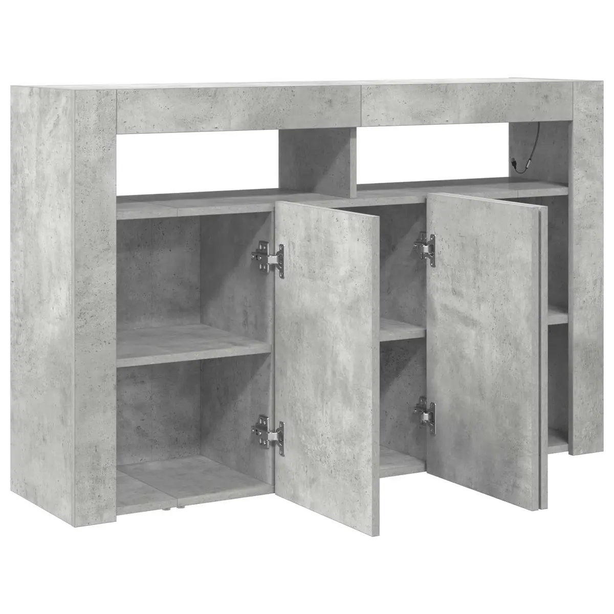 Grey Storage Sideboard with LED Lighting