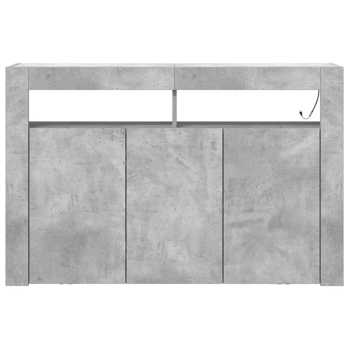 Grey Storage Sideboard with LED Lighting