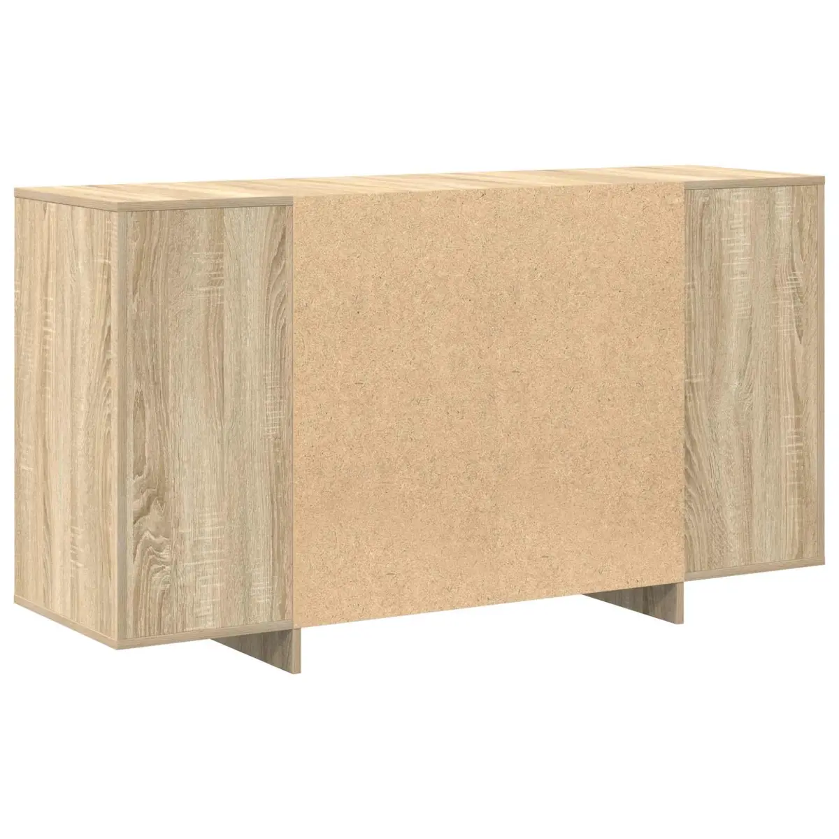 Sideboard Storage Cabinet Sonoma Oak 135cm Modern Living Room Furniture Buffet