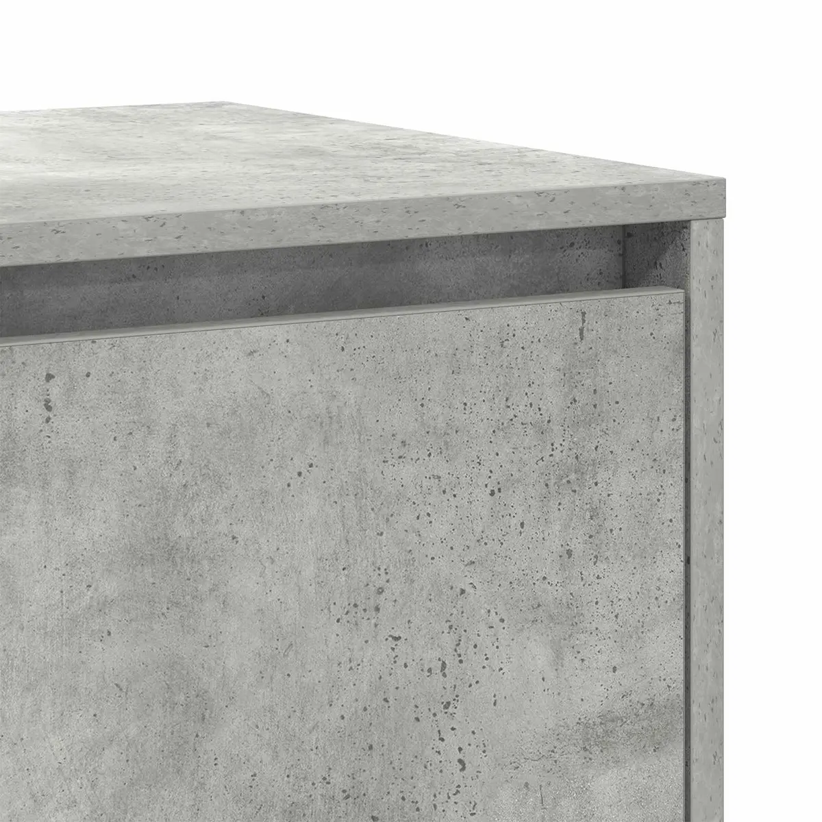 Sideboard Grey Minimalist 135 x 41 x 75 cm Engineered Wood