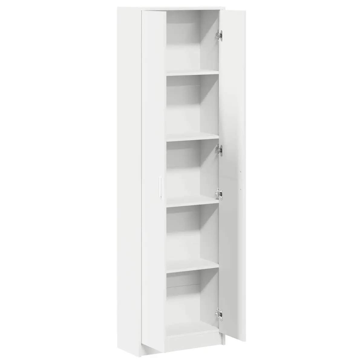 White Wardrobe with Shelf Storage Cabinet 55x25x189cm Engineered Wood